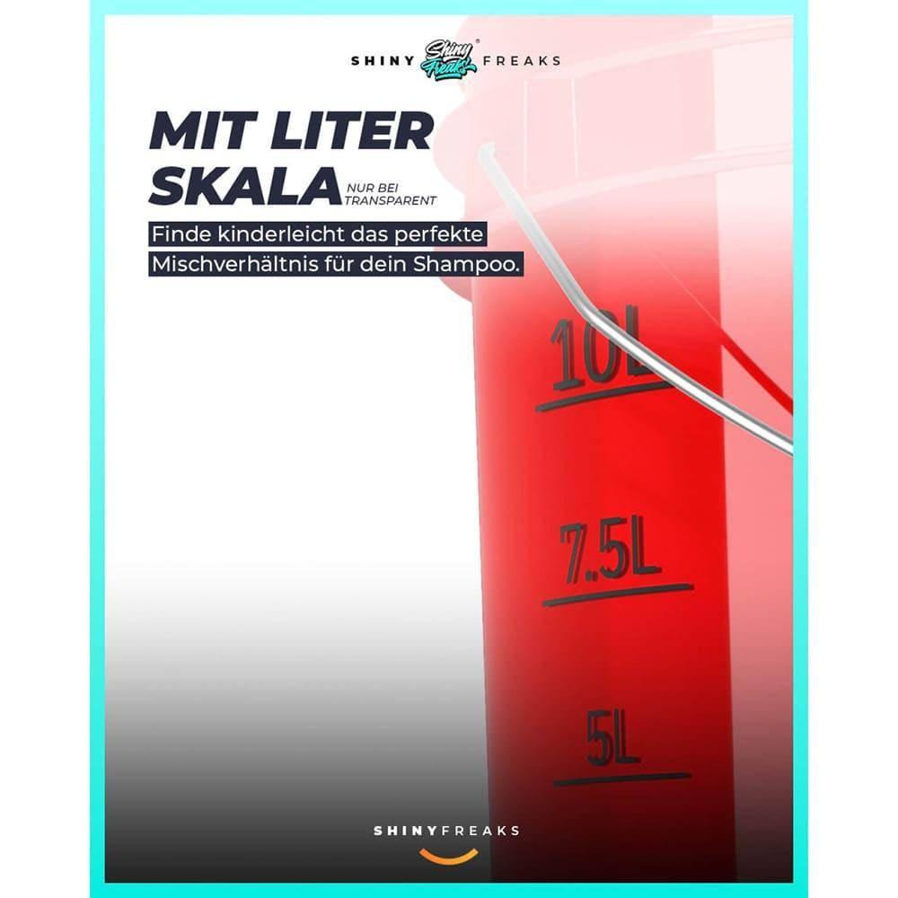 ChemicalWorkz - Performance Buckets clear red 3,5GAL - Wascheimer rot 13L_3