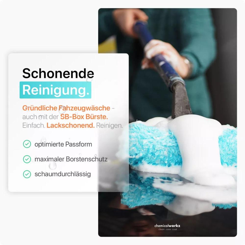 ChemicalWorkz - Wash Brush Cover V2 türkis - Waschbürstenüberzug 1400GSM 17x25cm_2