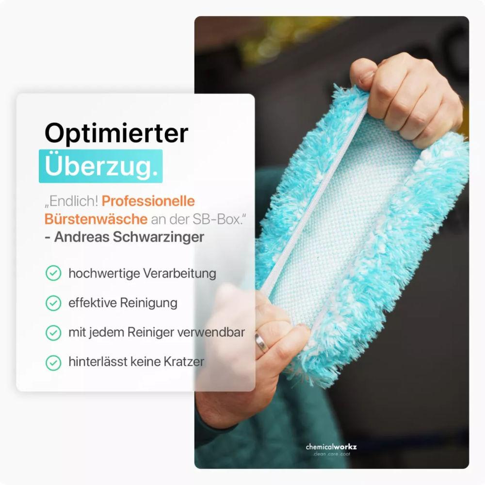 ChemicalWorkz - Wash Brush Cover V2 türkis - Waschbürstenüberzug 1400GSM 17x25cm_4