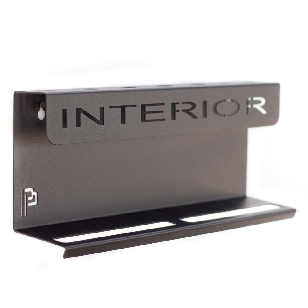 Poka Premium - Wandhalterung für Pinsel & Flaschen - 40cm - Aufschrift INTERIOR_2