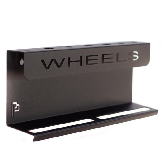 Poka Premium - Wandhalterung für Pinsel & Flaschen - 40cm - Aufschrift WHEELS_2