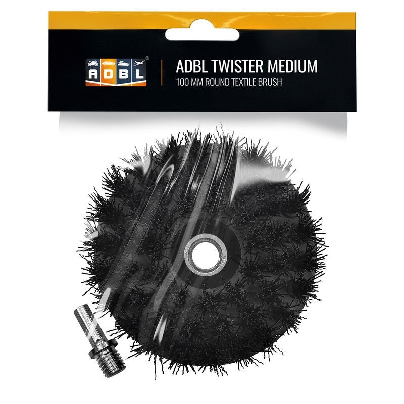 ADBL - Twister Medium - Textilbürste für Bohr- und Poliermaschinen 100mm_2