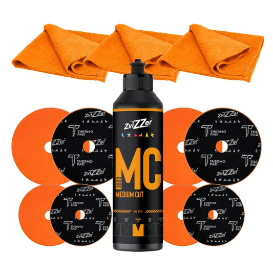 ZviZZer - 1-Stufiges Medium Cut One-Step Polier-Set V2