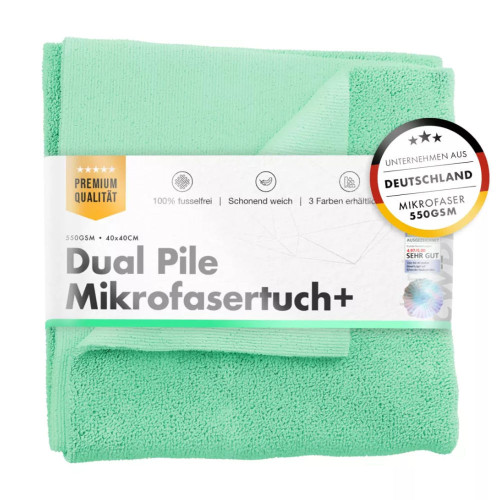 ChemicalWorkz - Dual Pile Towel Light Green- Poliertuch Hellgrün 40x40cm 550GSM