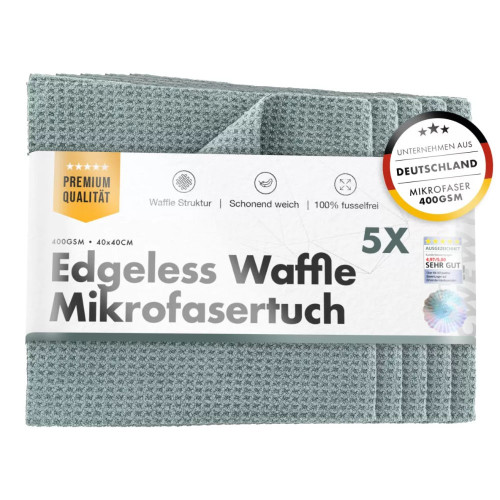 ChemicalWorkz - Edgeless Waffle Towel - Glastuch 400GSM 40x40cm 5Stk.