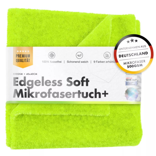 ChemicalWorkz - Edgeless Soft Touch Premium Towel green - Poliertuch grün 40x40cm 500GSM