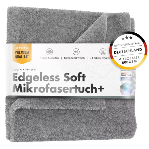 ChemicalWorkz - Edgeless Soft Touch Premium Towel grey - Poliertuch grau 40x40cm 600GSM