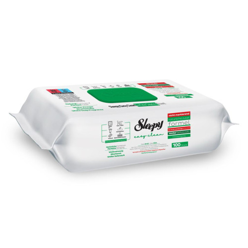 Sleepy - Easy Clean Weisse Seife grün - Feuchte Reinigungstücher 100 Stk