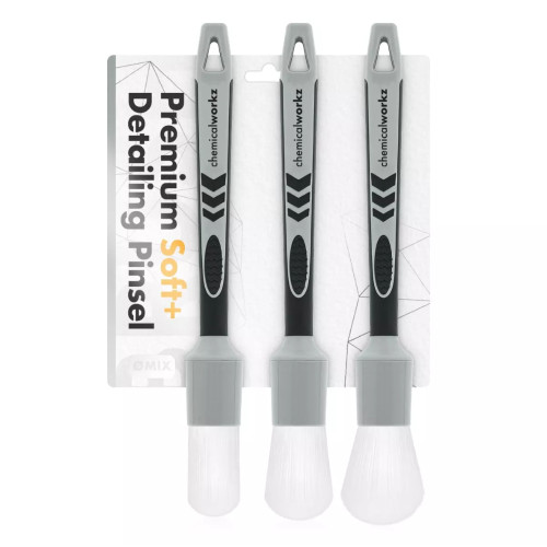 ChemicalWorkz - White Soft Detailing Brush Set - Pinsel-Set