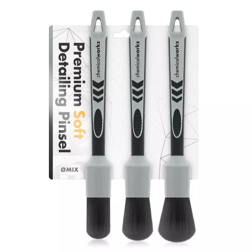 ChemicalWorkz - Black Boar Detailing Brush Set - Pinsel-Set