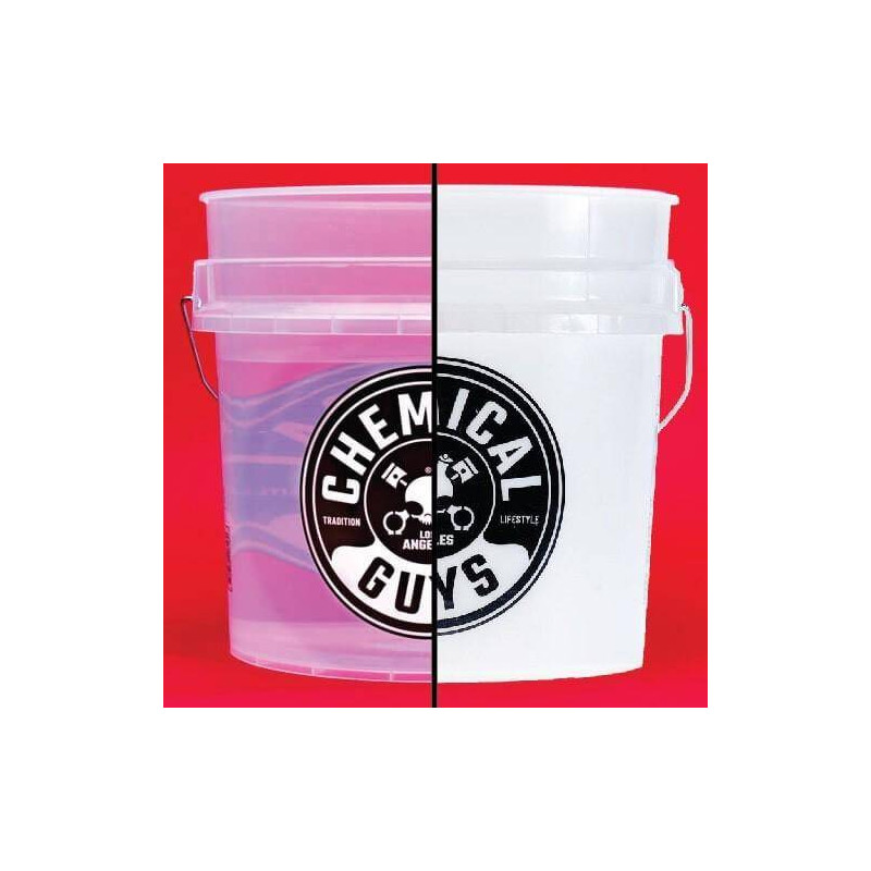 Chemical Guys ACC106 Heavy Duty Ultra Clear Detailing Bucket