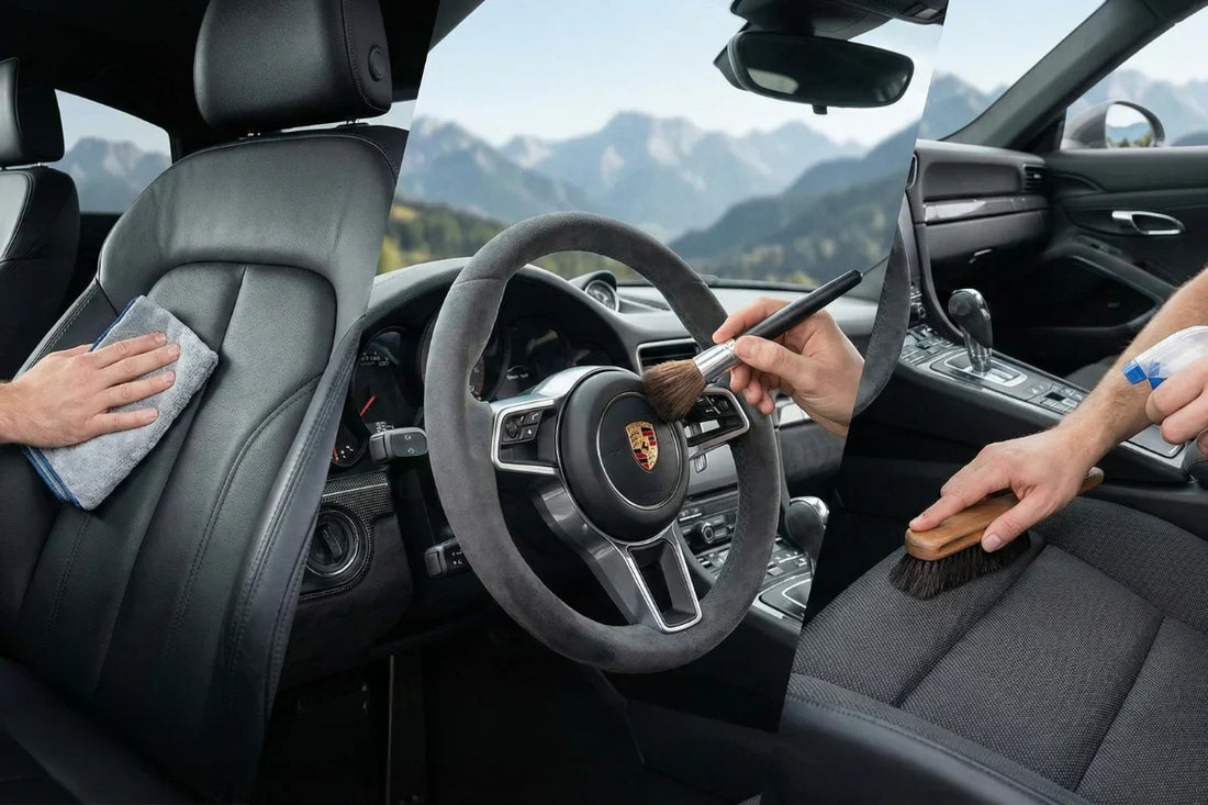 Innenraum-Auffrischung: Leder, Stoff & Alcantara pflegen