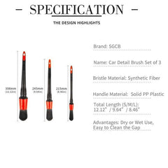 SGCB - Microfiber Polyester Detail Brush Pro - Pinsel Größe M/14_5