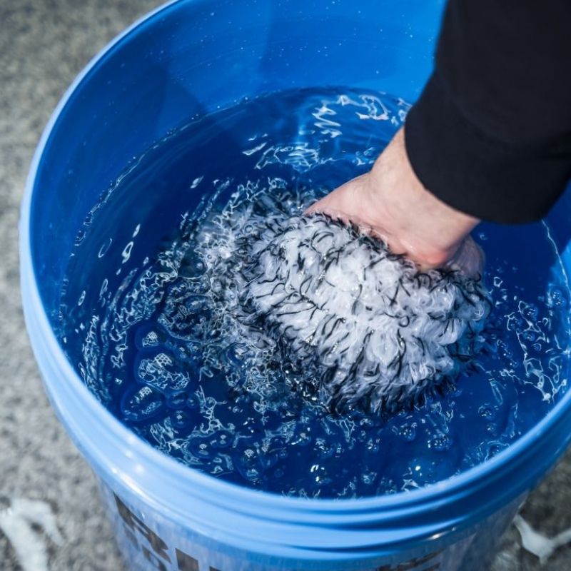 K2 - Detailing Bucket Rinse - Wascheimer mit Deckel blau 20L _5