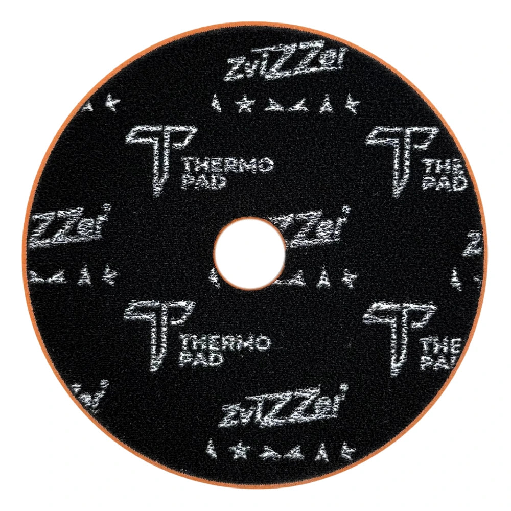 ZviZZer - Thermo Trapez Medium Cut Pad orange - One-Step-Pad orange 150mm_4