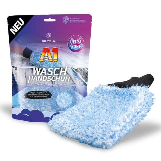Dr. Wack - A1 Waschhandschuh - Premium Mikrofaser
