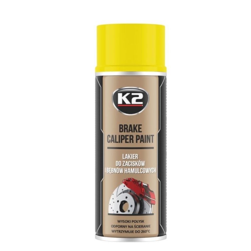 K2 - Brake Caliper Yellow - Bremssattellack Gelb 400ml