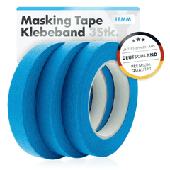 ChemicalWorkz - Masking Tape Klebeband Blau 18mm 3Stk.