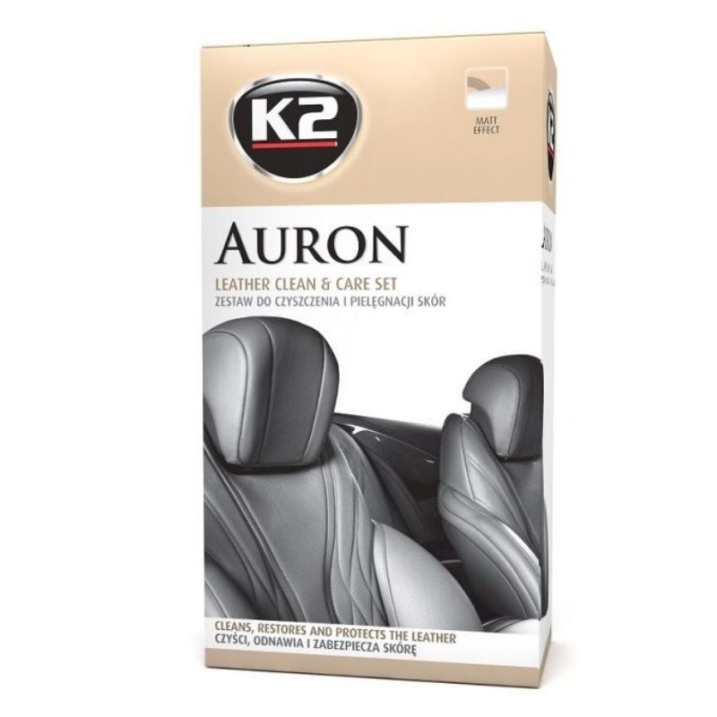K2 - Auron Mild Set - Lederpflegeset für stark verschmutzte Leder_2