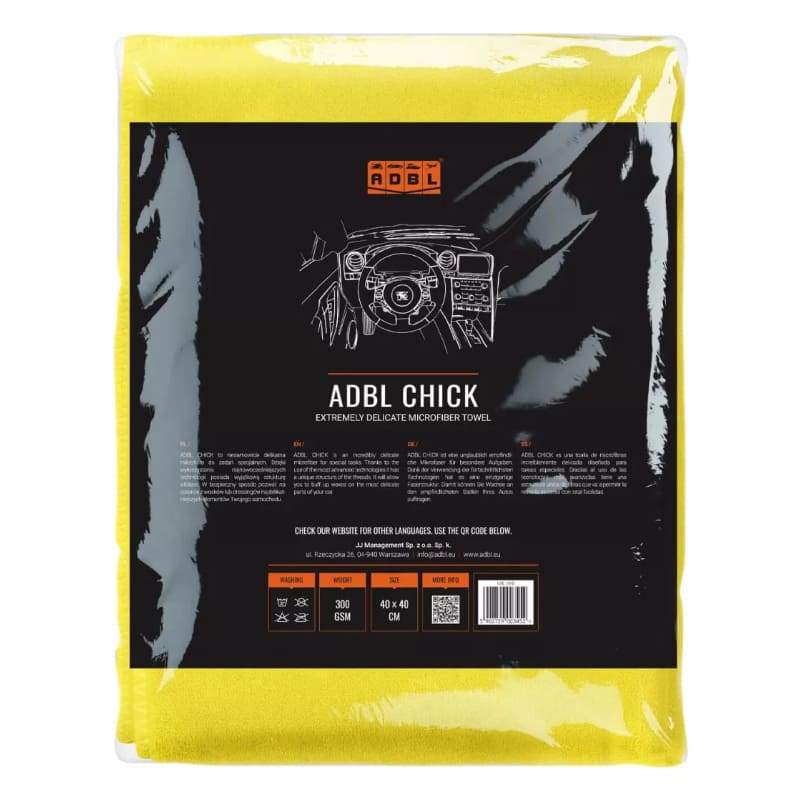 ADBL - Chick - Spezial Mikrofasertuch 40x40cm 300GSM_2