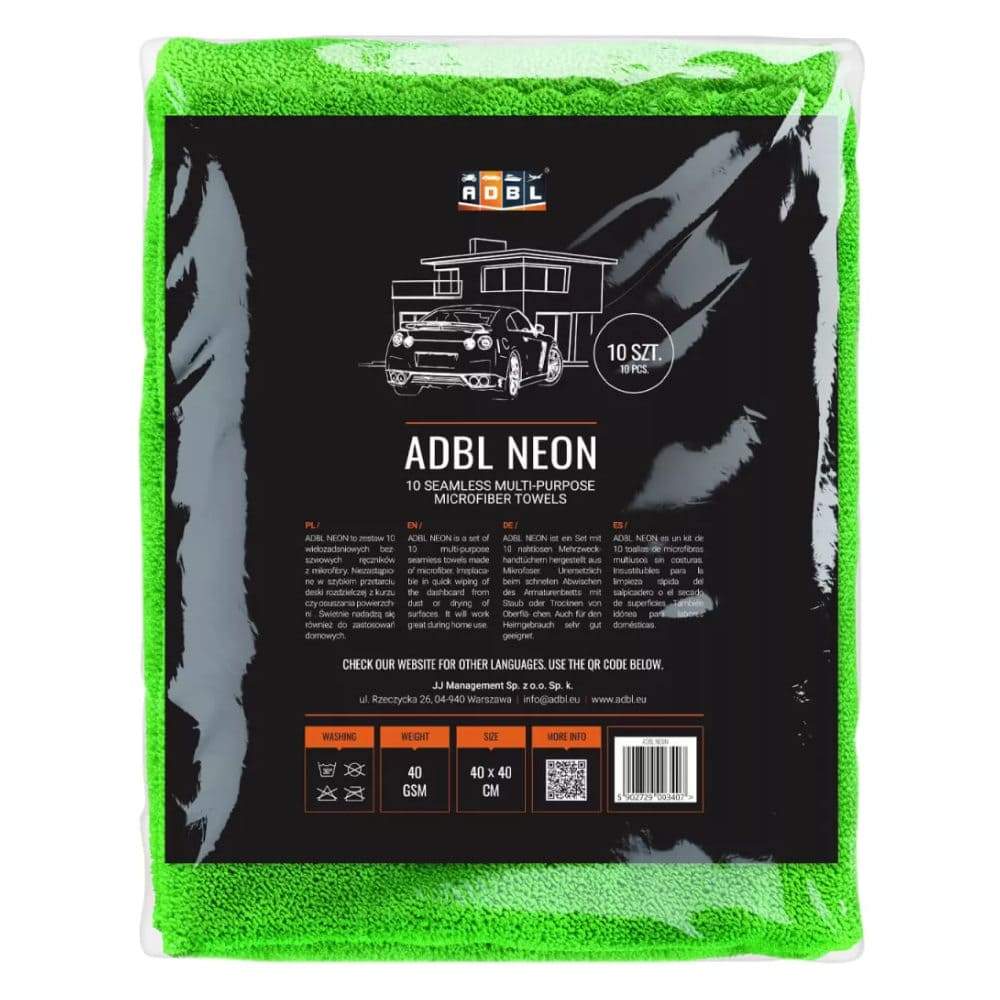 ADBL - Neon - Mehrzwecktuch 40x40cm 10er Pack_2