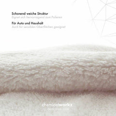 ChemicalWorkz - Edgeless Soft Touch Premium Towel white - Poliertuch weiß 40x40cm 500GSM_3