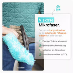 ChemicalWorkz - Wash Brush Cover V2 türkis - Waschbürstenüberzug 1400GSM 17x25cm_3