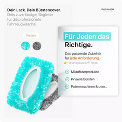 ChemicalWorkz - Wash Brush Cover V2 türkis - Waschbürstenüberzug 1400GSM 17x25cm_5