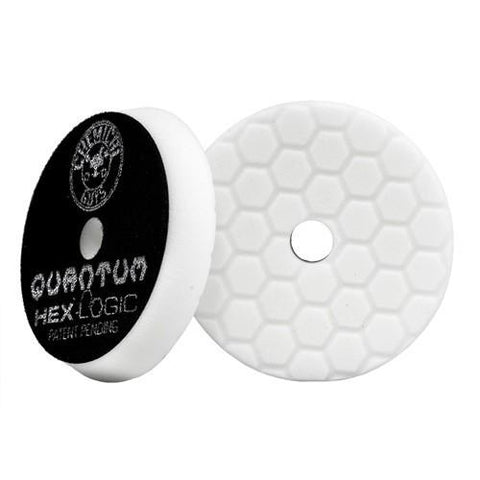 Chemical Guys - HEX LOGIC QUANTUM LIGHT-MEDIUM POLISHING PAD WHITE 6,5 INCH - 165mm