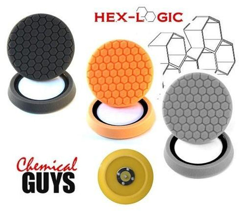 Chemical Guys - HEX LOGIC WHITE POLISHING PAD 6,5 INCH - 165mm_2