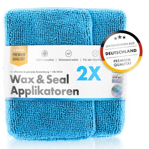 ChemicalWorkz - Microfiber Waxing/Sealant BLAU - Handpolierschwamm 2Stk.