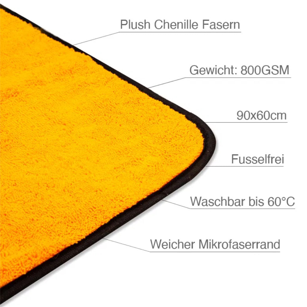 Liquid Elements - ORANGE BABY XL Trockentuch 90x60cm 800GSM_3