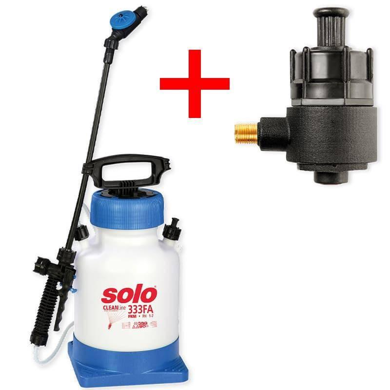 SOLO - CLEANLine Vario Foam 333 FA + Druckluft-Anschlussventil