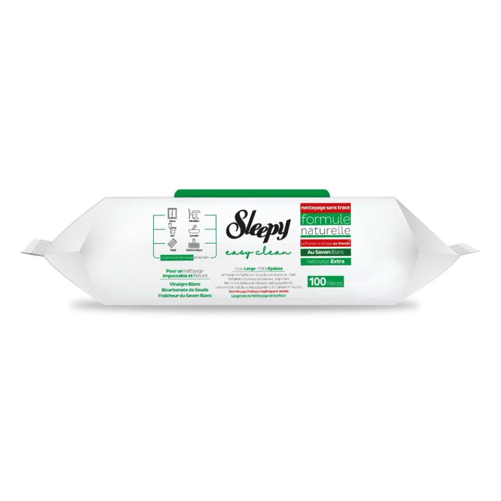 Sleepy - Easy Clean Weisse Seife grün - Feuchte Reinigungstücher 100 Stk_3