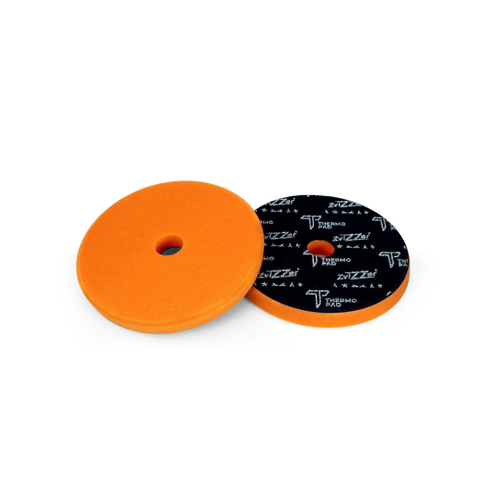 ZviZZer - Thermo Trapez Medium Cut Pad orange - One-Step-Pad orange 125mm_2
