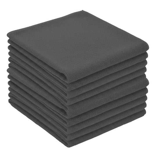 Zvizzer - Microfiber Cloth black - Poliertuch schwarz 40x40cm 300GSM 10er Pack