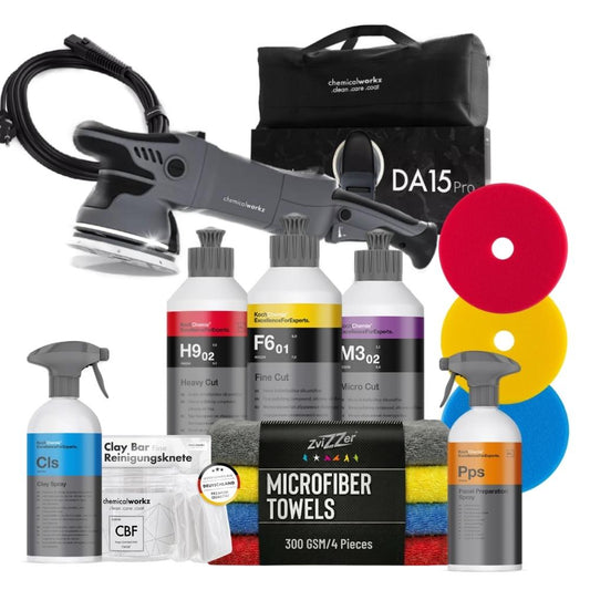 Koch Chemie - Polierset mit Exzenter Poliermaschine DA15 Pro - V2