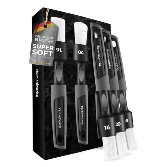 ChemicalWorkz - White Boar Detailing Brush Soft Set - Pinsel-Set