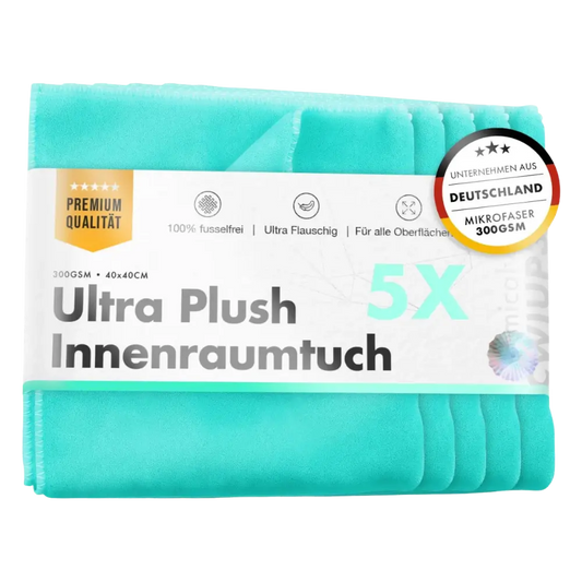 ChemicalWorkz - Interior Ultra Plush Towel - Innenraumtuch 40x40cm - 300GSM Türkis 5Stk.