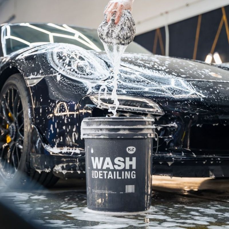 K2 - Detailing Bucket Wash - Wascheimer mit Deckel grau 20L_7