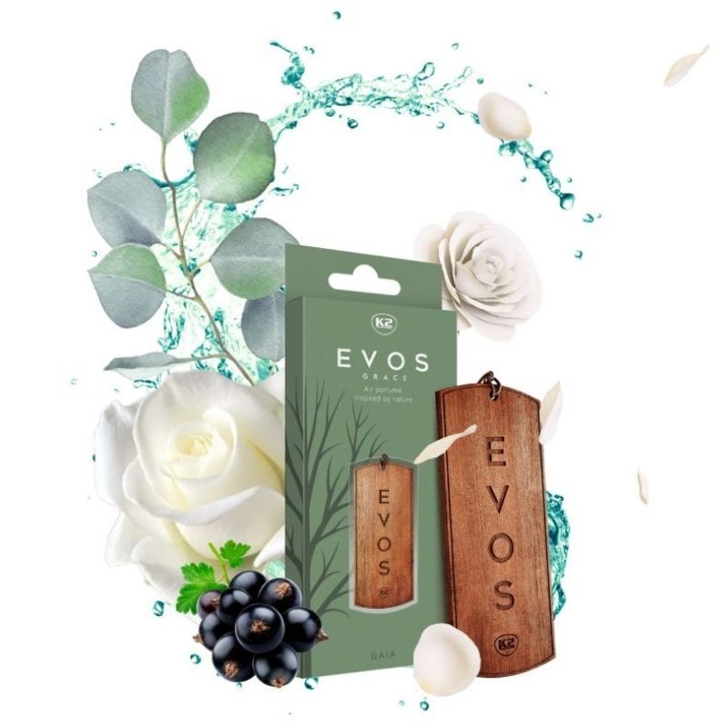 K2 - Evos Grace Gaia - Holz Duftbaum - Rose & Patschuli