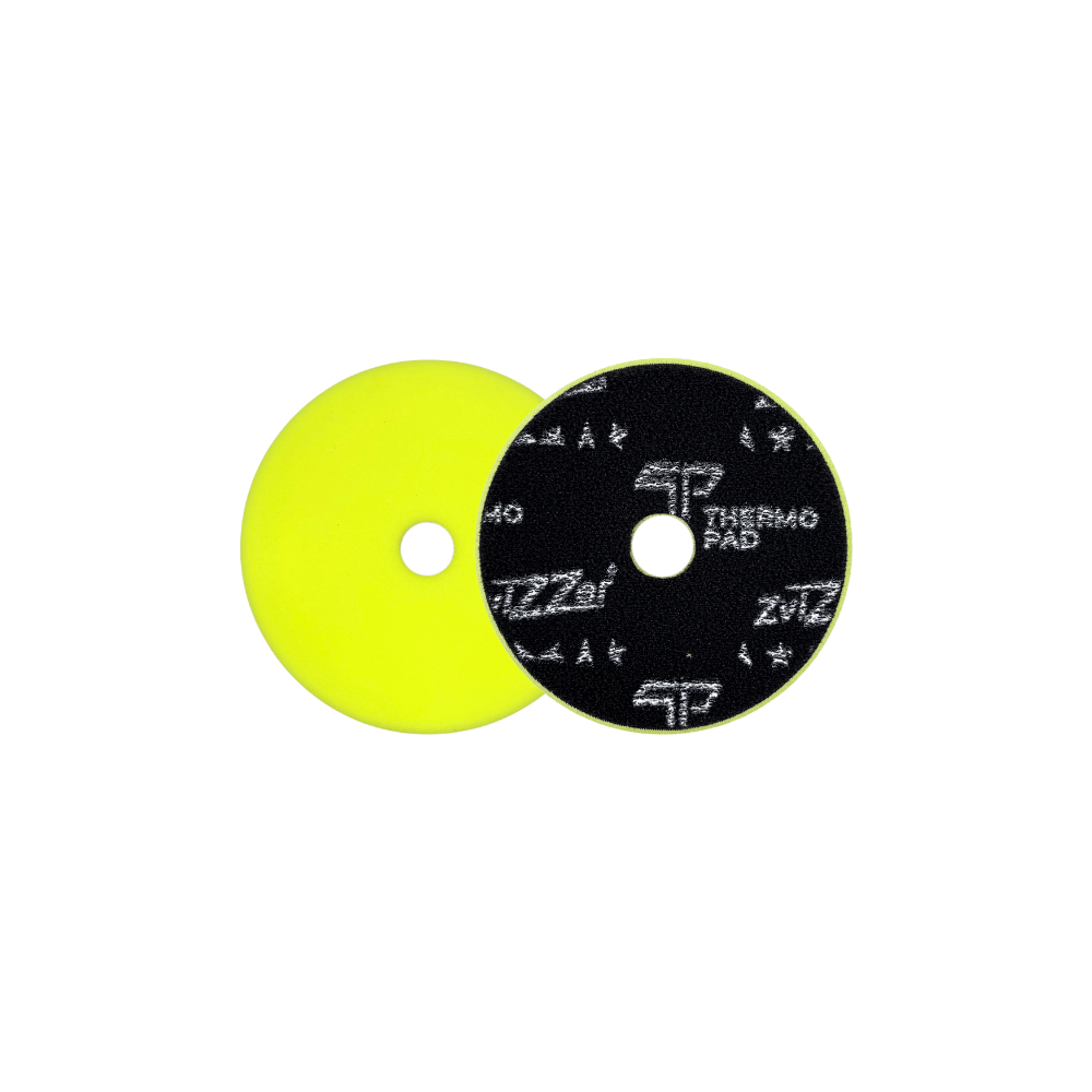 ZviZZer - Thermo Trapez Fine Cut Pad yellow - Hochglanz-Pad gelb 75mm