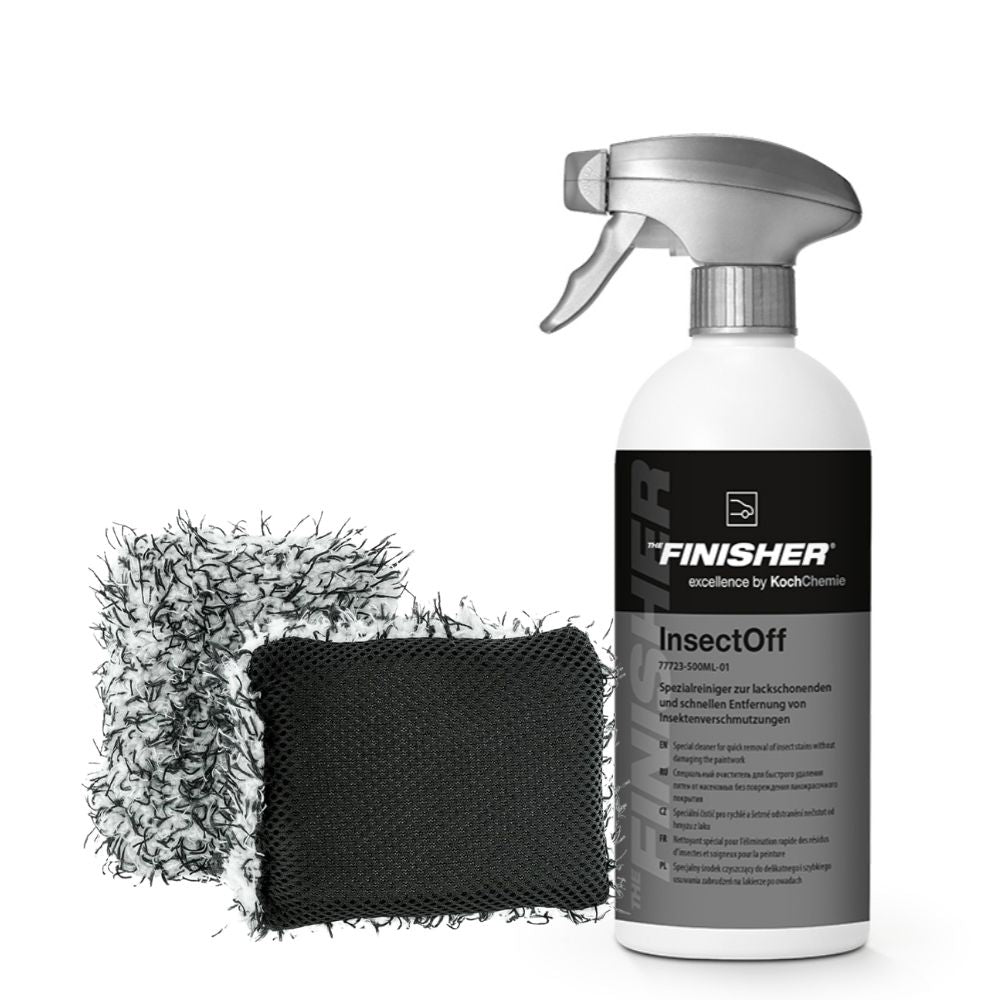 Koch Chemie - The Finisher InsectOff mit schwarzem Insektenschwamm - Set